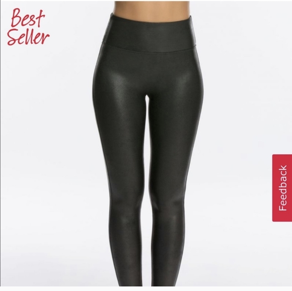 Spanx Faux Leather Leggings - Picture 1 of 1